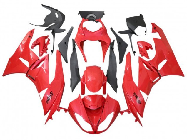 Carénages Moto Kawasaki ZX6R 2009-2012 - Rouge