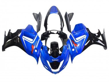 Carénages Moto Suzuki GSX650F 2008-2013 - Bleu Blanc Noir Brillant