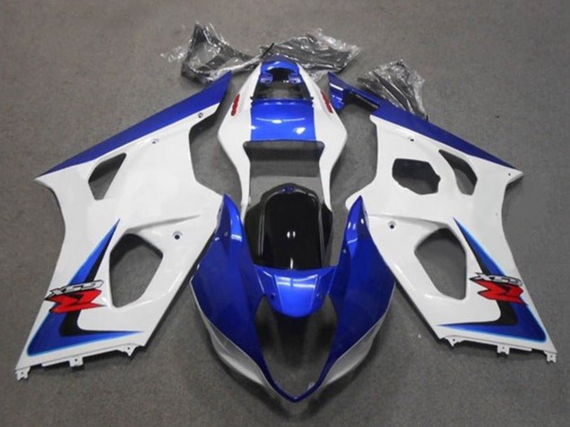 Carénages Moto Suzuki GSXR 1000 2003-2004 - Blanc Bleu Noir Rouge