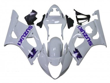 Carénages Moto Suzuki GSXR 1000 2003-2004 - Blanc Violet
