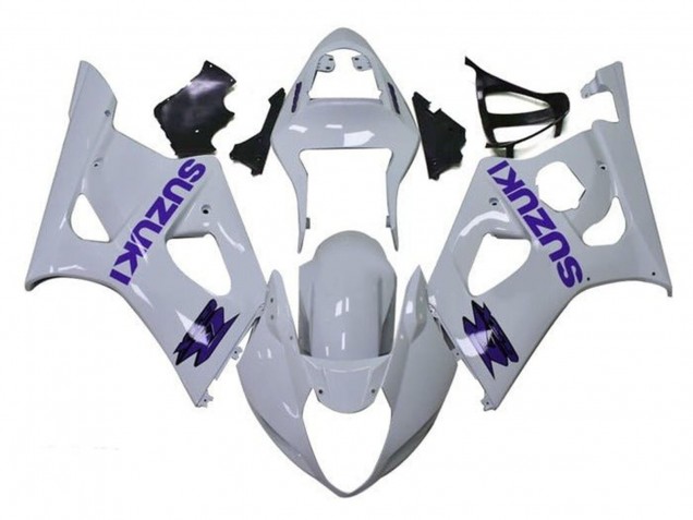 Carénages Moto Suzuki GSXR 1000 2003-2004 - Blanc Violet