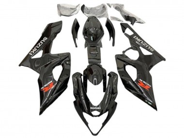 Carénages Moto Suzuki GSXR 1000 2005-2006 - Noir Brillant Rouge Gris