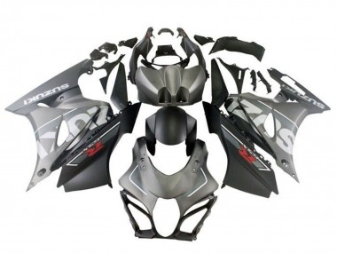 Carénages Moto Suzuki GSXR1000 2017-2024 - Argent Mat Noir Mat