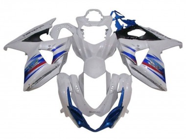 Carénage Moto Suzuki GSXR 1000 2009-2016 - Blanc Bleu Rouge Noir