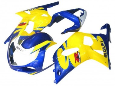 Carénages Moto Suzuki GSXR 600 / GSXR 750 2001-2003 - Bleu Jaune Blanc