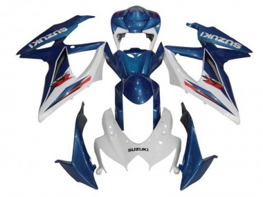 Carénages Moto Suzuki GSXR 600 / GSXR 750 2008-2010 - Bleu Blanc Rouge