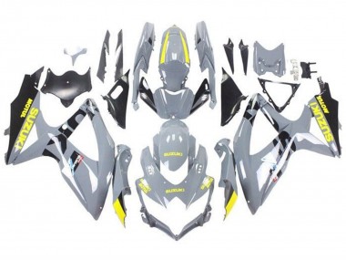 Carénages Moto Suzuki GSXR 600 / GSXR 750 2008-2010 - Nardo Gris Jaune Noir