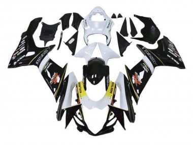 Carénages Moto Suzuki GSXR 600 / GSXR 750 2011-2024 - Blanc Jaune Noir Alstare Dark Dog