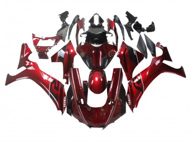 Carénages Moto Yamaha YZF 1000 R1 2020-2025 - Rouge Blanc Noir Bande