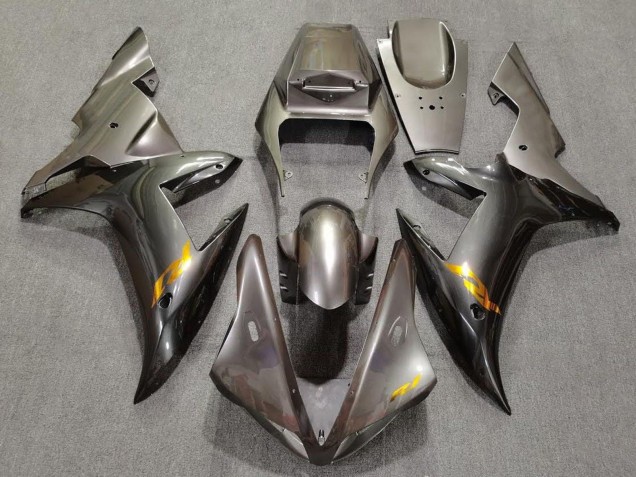 Carénages Moto Yamaha YZF 1000 R1 2002-2003 - Gris Or Décalque