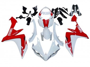 Carénages Moto Yamaha YZF 1000 R1 2007-2008 - Blanc Rouge