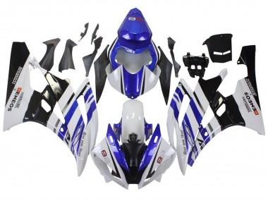 Carénages Moto Yamaha YZF R6 2006-2007 - Blanc Bleu Noir ENEOS Yamalube