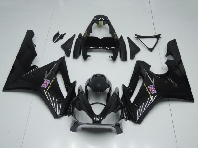 Carénages Moto Triumph Daytona 675 Triple 2006-2008 - Noir Brillant