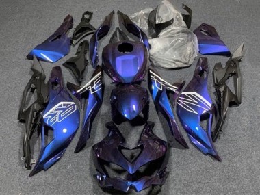Carénages Moto Kawasaki ZX4R ZX-4RR 2019-2025 - Violet Bleu Pente