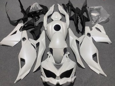 Carénages Moto Kawasaki ZX4R ZX-4RR 2019-2025 - Blanc Perle