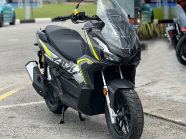 Carénages Moto Honda ADV160 2022-2024 - Argent Jaune Noir Mat