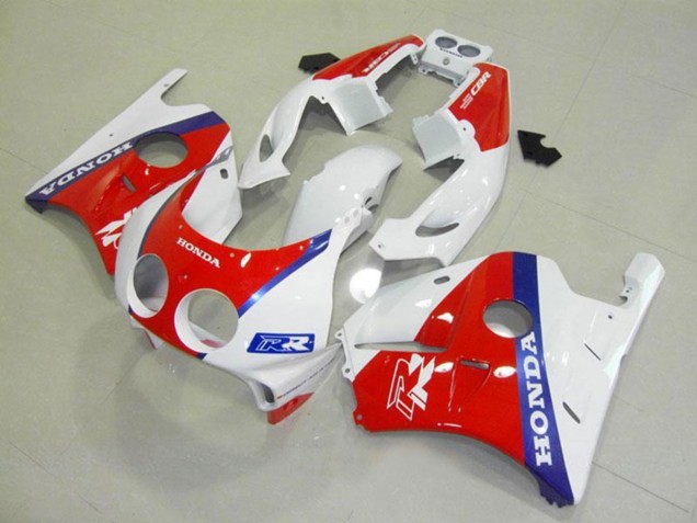 Carénages Moto Honda CBR250RR MC22 1990-1998 - Blanc Rouge Bleu
