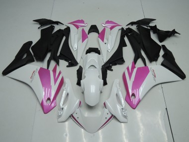 Carénages Moto Honda CBR250RR 2011-2015 - Blanc Rose Noir Mat