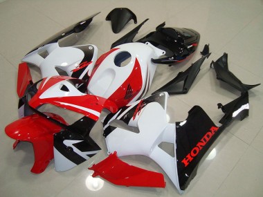Carénage Moto Honda CBR600RR 2005-2006 - Blanc Rouge Noir