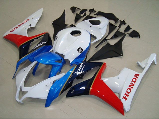 Carénage Moto Honda CBR600RR 2007-2008 - Blanc Bleu Rouge Noir Brillant