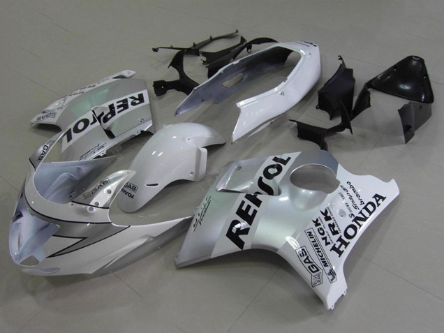 Carénages Moto Honda CBR1100XX Blackbird 1996-2007 - Blanc Noir Repsol