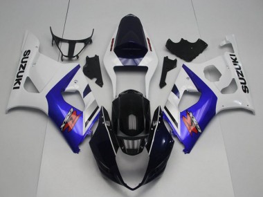 Carénages Moto Suzuki GSXR 1000 2003-2004 - Blanc Bleu Noir Brillant Rouge