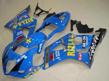Carénages Moto Suzuki GSXR 1000 2003-2004 - Bleu Or Noir Rizla