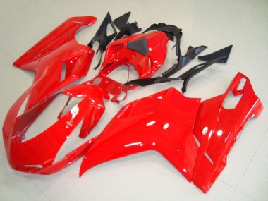Carénages Moto Ducati 848 1098 1198 2007-2014 - Rouge