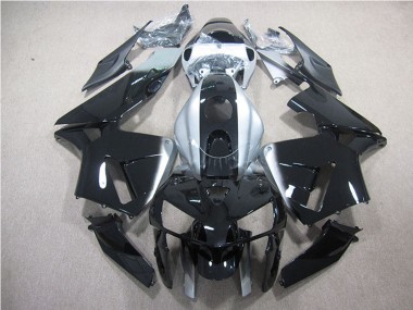 Kits Carénage Moto ABS Honda CBR600RR 2007-2008 - Argent Noir Brillant