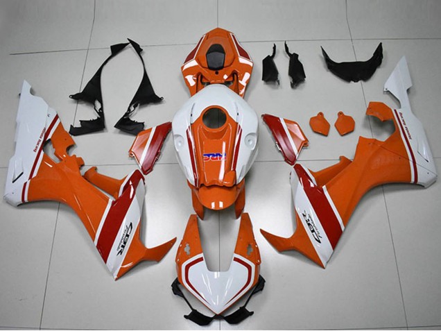 Carénages Moto Honda CBR1000RR 2017-2023 - Blanc Orange Rouge HRC