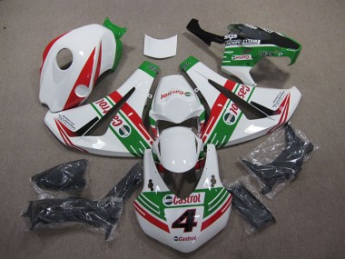 Carénages Moto Honda CBR1000RR 2008-2011 - Blanc Rouge Vert Castrol 4