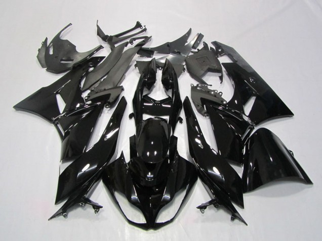 Carénage Moto Kawasaki ZX6R 2009-2012 - Noir Brillant