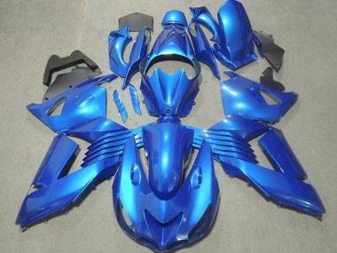 Carénages Moto Kawasaki ZX14R ZZR1400 2006-2011 - Bleu