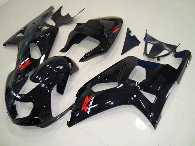 Carénages Moto Suzuki GSXR 750 2001-2003 - Noir Brillant