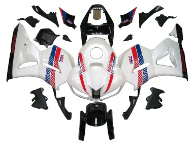 Kits Carénage Moto Honda CBR600RR 2013-2023 - Blanc Rouge Bleu