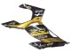 Carénages Moto Kawasaki EX400 2018-2024 - Or Noir Brillant