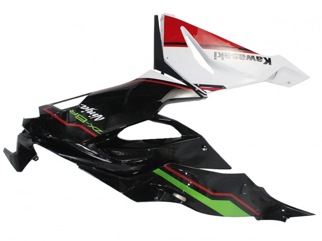 Carénages Moto Kawasaki ZX6R 2019-2022 - Vert Noir Brillant Blanc Rouge