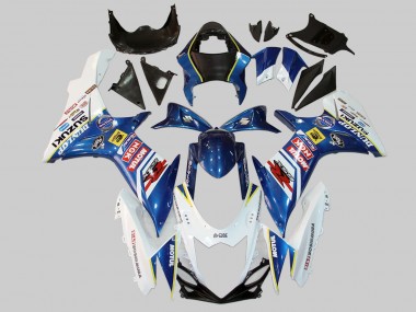 Carénages Moto Suzuki GSXR 600/750 2011-2024 - Blanc Bleu Rouge Jaune Motul Dunlop