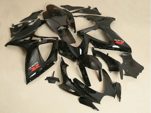Carénage Moto Suzuki GSXR 600/750 2006-2007 - Noir Brillant