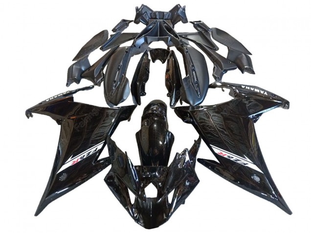 Carénages Moto Yamaha FZ6R 2009-2015 - Noir Brillant