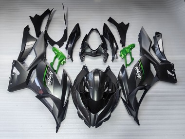 Carénages Moto Kawasaki EX400 2018-2024 - Noir Brillant Noir Mat Vert Blanc
