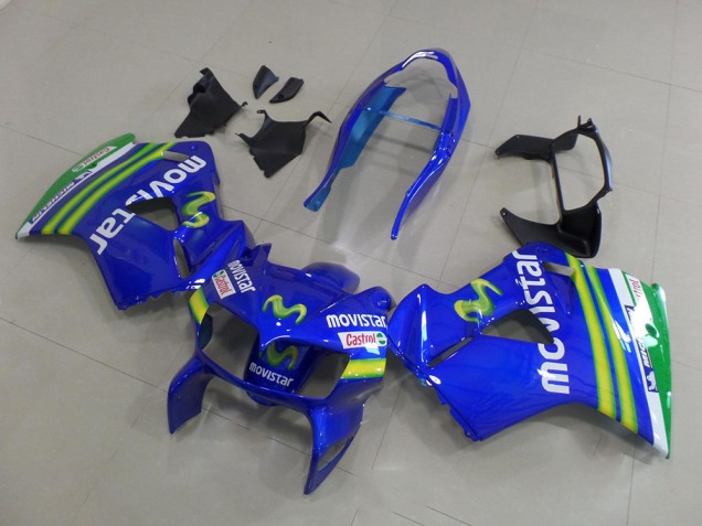 Movistar 1998-2001 Honda VFR800 Carénage Moto Movistar 1998-2001 Honda VFR800 Carénage Moto