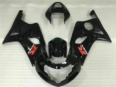Noir 2000-2002 Suzuki GSXR 1000 Carénage Moto