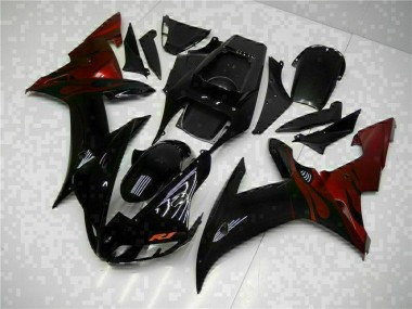 Noir 2002-2003 Yamaha YZF R1 Carenages Moto & Carrosserie
