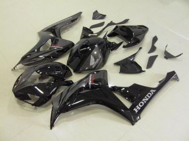 Noir Argent 2006-2007 Honda CBR1000RR Carénage Moto