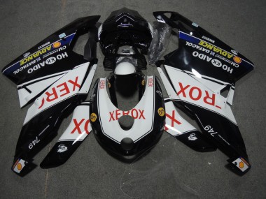 Noir Blanc Xerox 2005-2006 Ducati 749 Carénage Moto