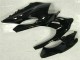 Noir Brillant 2003-2005 Kawasaki ZX10R Carénage Moto Noir Brillant 2003-2005 Kawasaki ZX10R Carénage Moto
