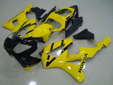 Noir Jaune 2000-2001 Honda CBR900RR 929 Carénage Moto