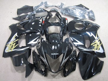 Noir Or Décalque 2008-2019 Suzuki GSXR 1300 Hayabusa Carénage Moto