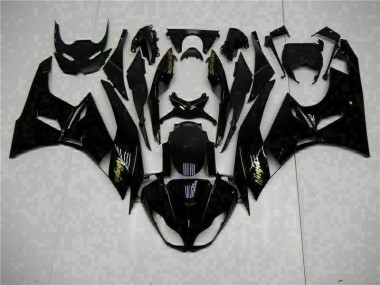 Noir Or Ninja 2009-2012 Kawasaki ZX6R Carénage Moto